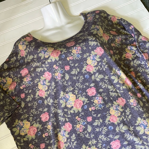 LLR Muted Rose Printed Irma Tunic Top-#0218 - Picture 8 of 13